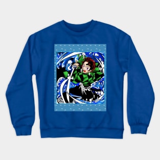 tanjirou kamado from kimetsu no yaiba Crewneck Sweatshirt